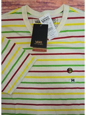 Vans x Tyson Peterson Striped T-Shirt Medium NWT